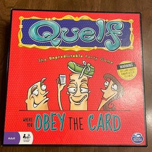 Quelf Adult Party Game EUC by SpinMaster